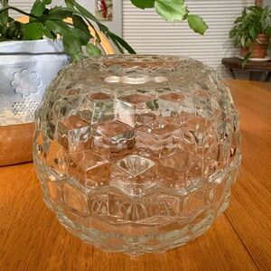 Clear Glass Geometric Fairy Lamp